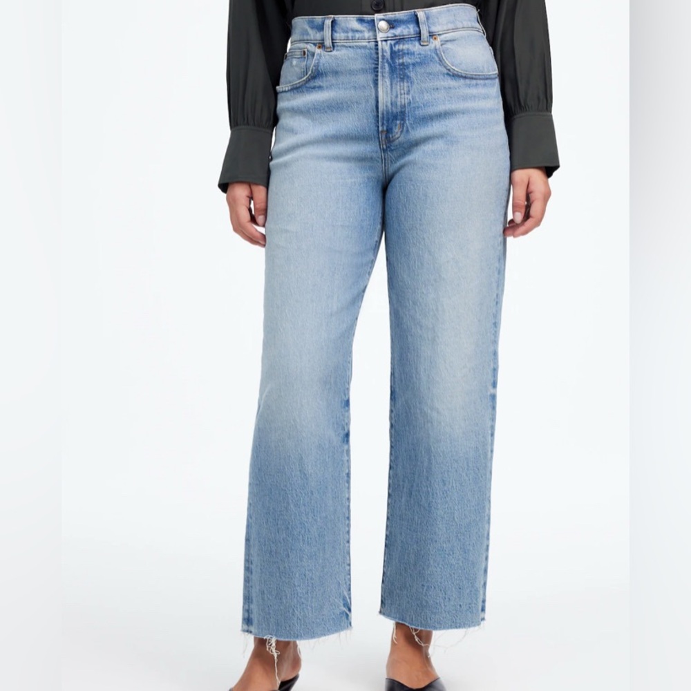 Madewell the perfect vintage wide leg crop jean